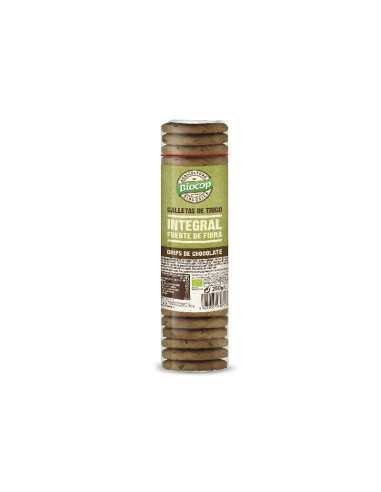 Galleta Trigo integral con chips de chocolate Bio 250g Biocop